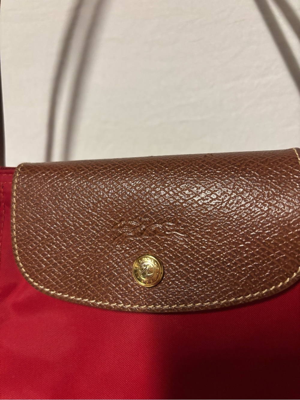 Longchamp LePliage Large Red Tote - Picture 2 of 15